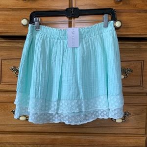NWT LoveShackFancy Ruffle Mini Skirt